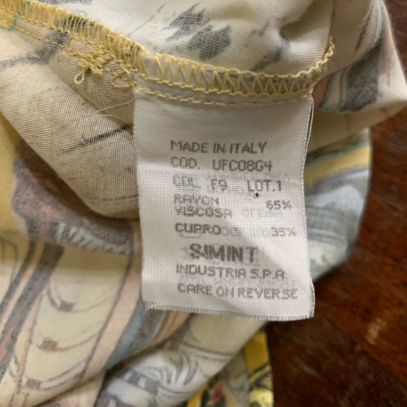 VTG MOSCHINO JEANS Men’s Size Medium Native American Print Button Down Shirt - Picture 7 of 12